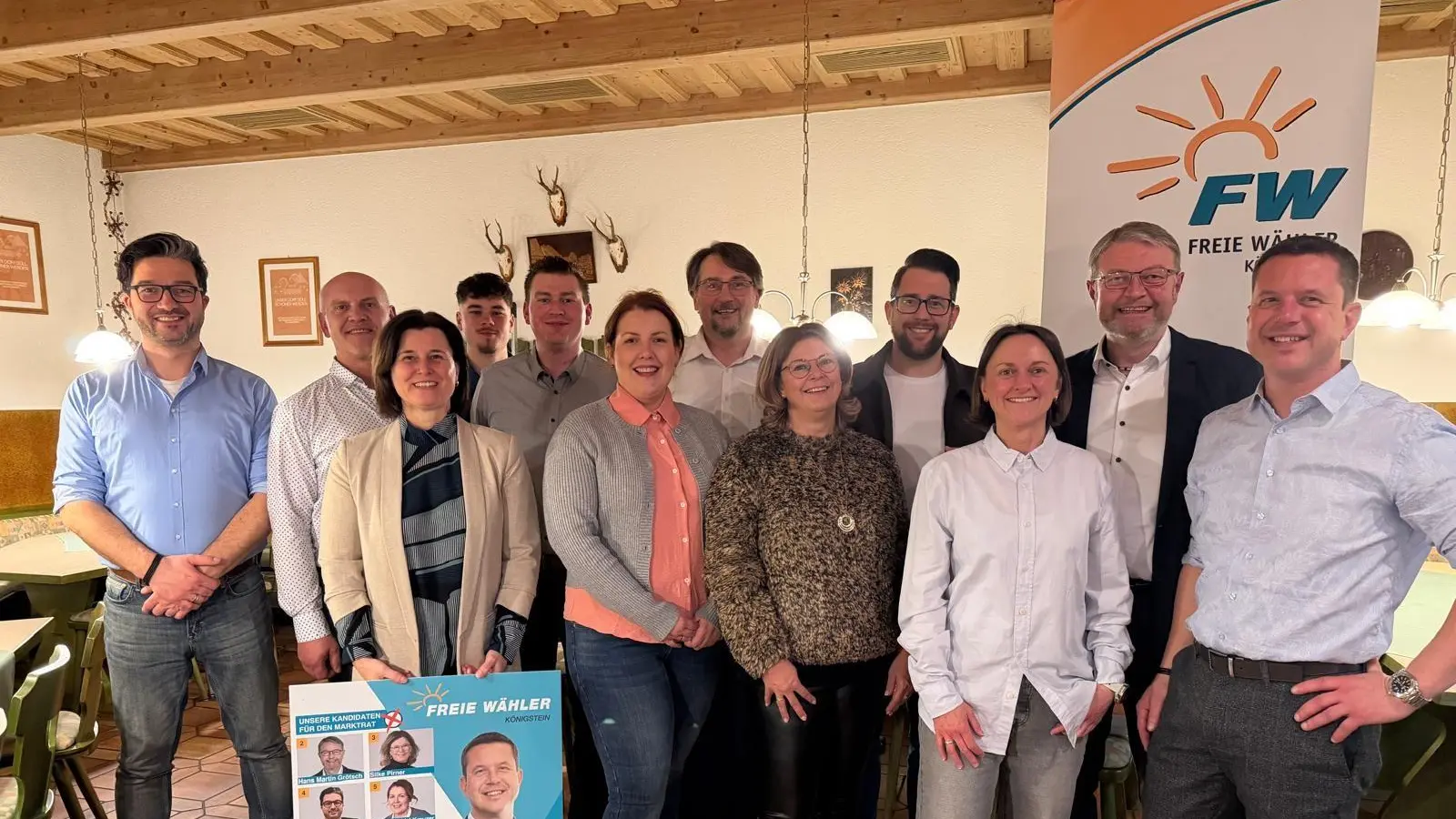 Kandidatinnen und Kandidaten der FREIEN WÄHLER Gemeinschaft zur Kommunalwahl 2026.  (Bild: Doris Lehnerer)
