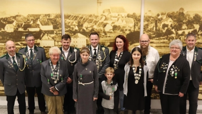 Das neue Königreich des Schützenverein Einigkeit 1862 Erbendorf Naabberg. (Bild: Melissa Wagner)