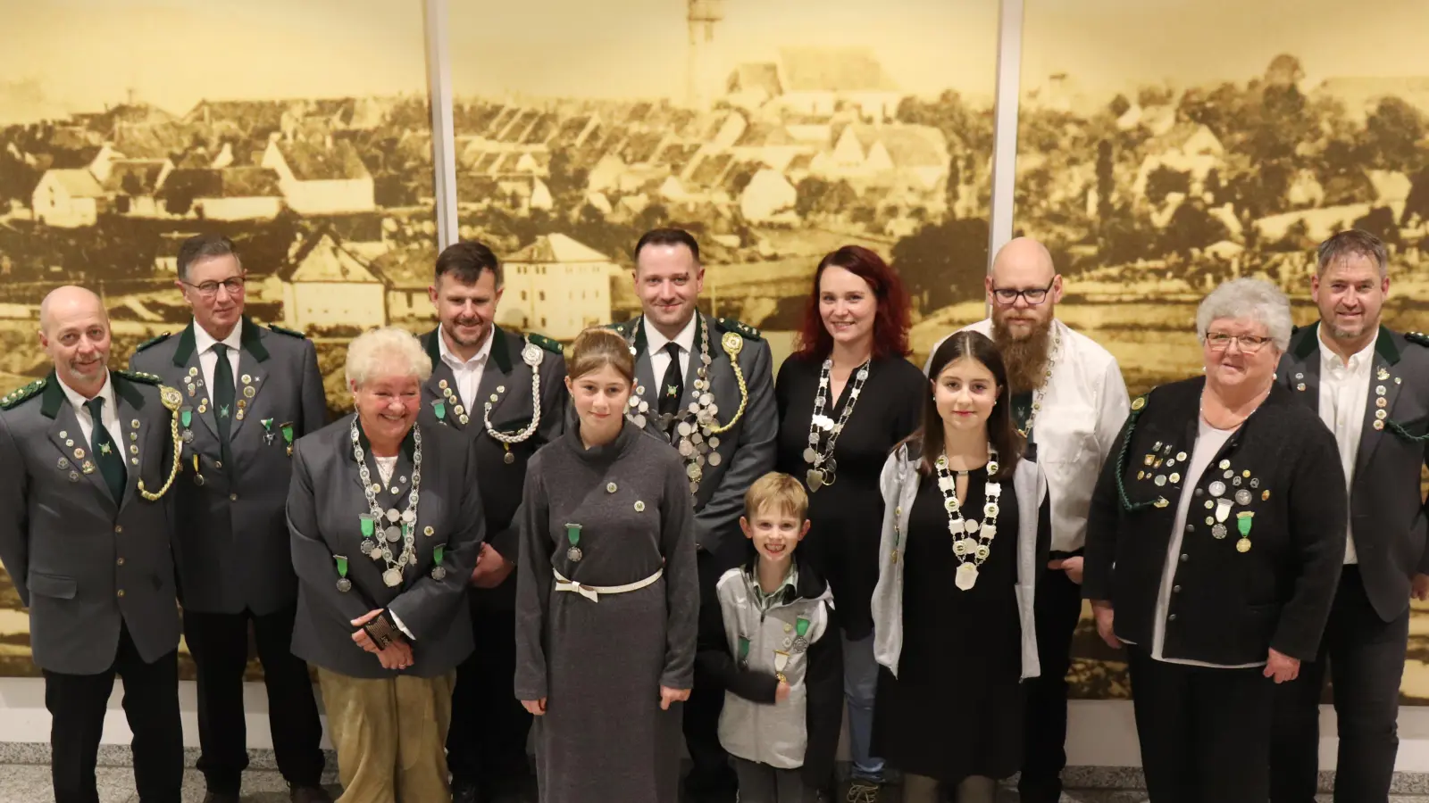 Das neue Königreich des Schützenverein Einigkeit 1862 Erbendorf Naabberg. (Bild: Melissa Wagner)