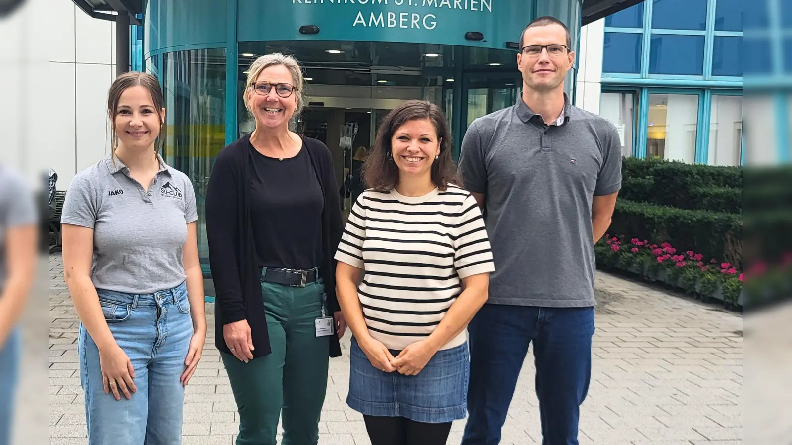 Der Ski – Club Unterweißenbach Vilseck unterstützt das Kinderpalliativteam Ostbayern mit 500 Euro (Bild: Verena Uschold Klinikum St. Marien Amberg)
