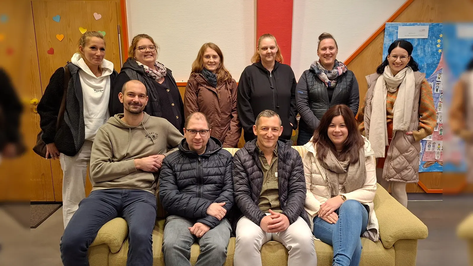 Der neu gewählte Elternbeirat des kath. Kinderhauses St. Michael (Bild: Monika Demmer)