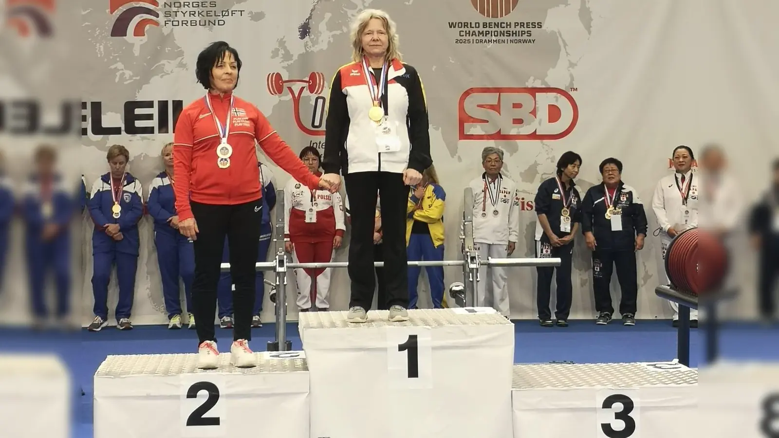 Kompletter WM Medaillensatz geht an den KSC. (Bild: Michael Schmatloch)