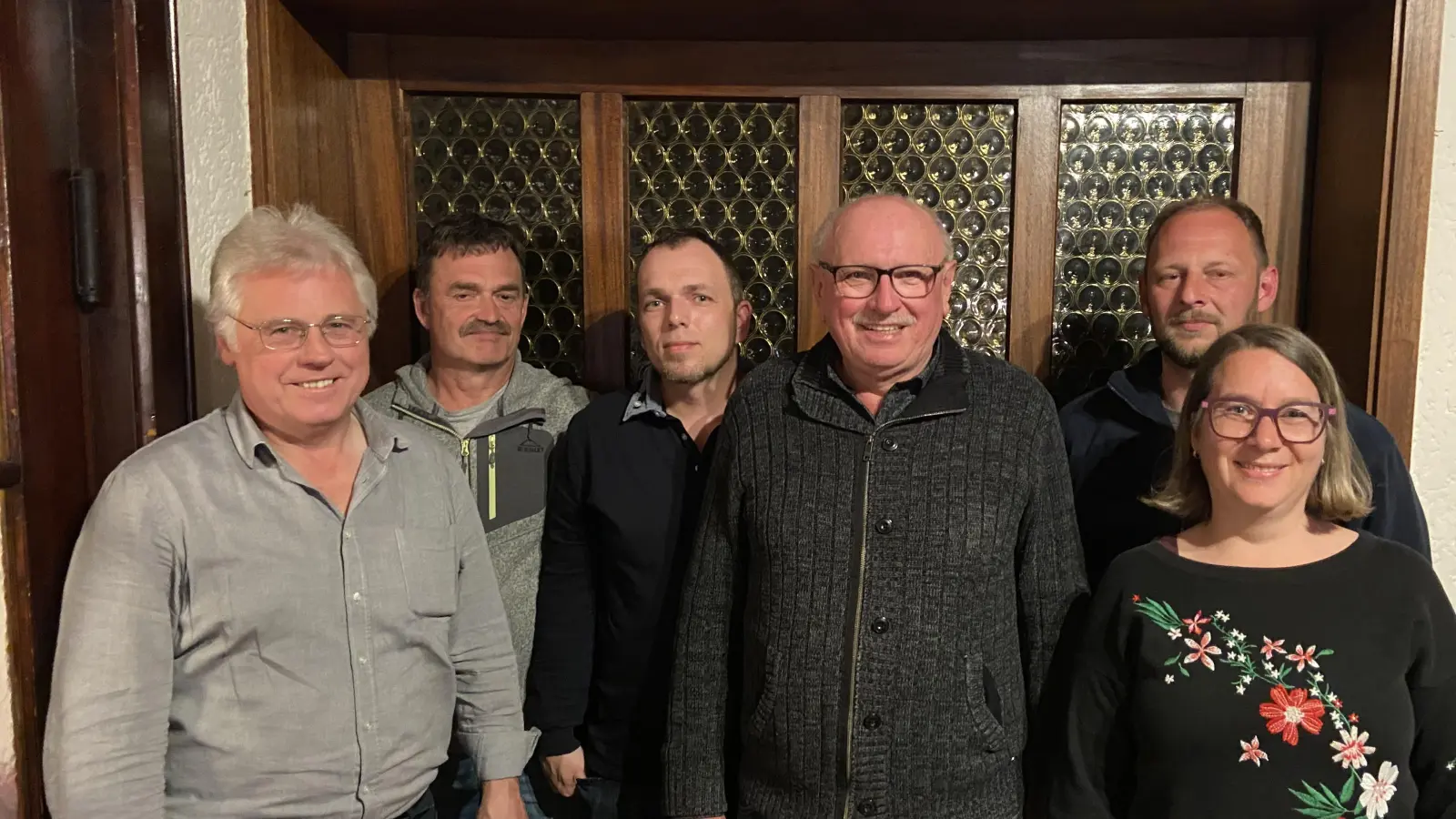 V.l. Georg Kleber, Eugen Woppmann, Martin Scherer, Ewald Zetzl, Dominik Auer, Mareike Kaiser. (Bild: Mareike Kaiser )