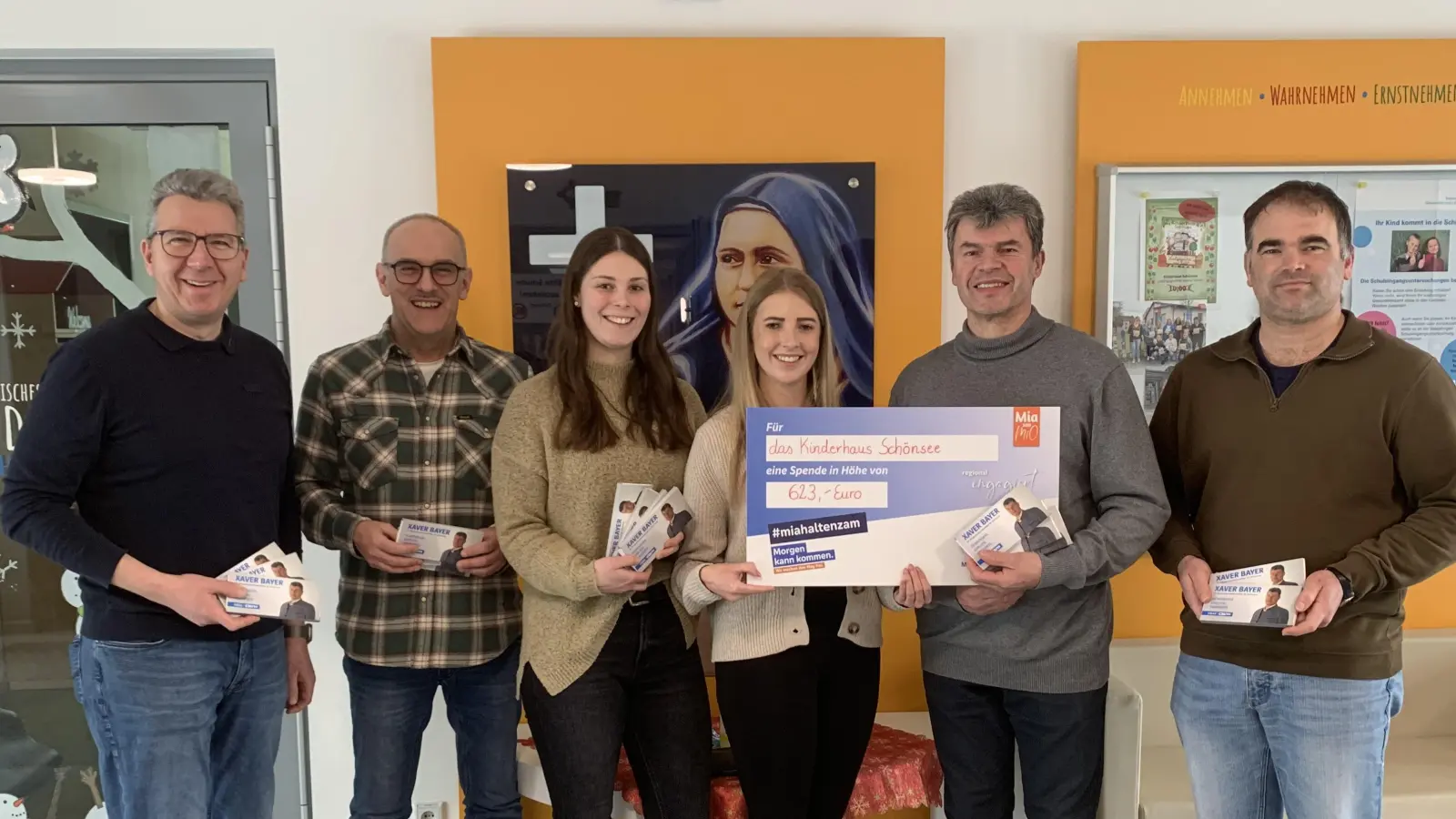 Stefan Irlbacher, Peter Scharnagl, Verena Kölbl, Laura Simon, Xaver Bayer, Michael Pfistermeister (Bild: Monika Bayer)