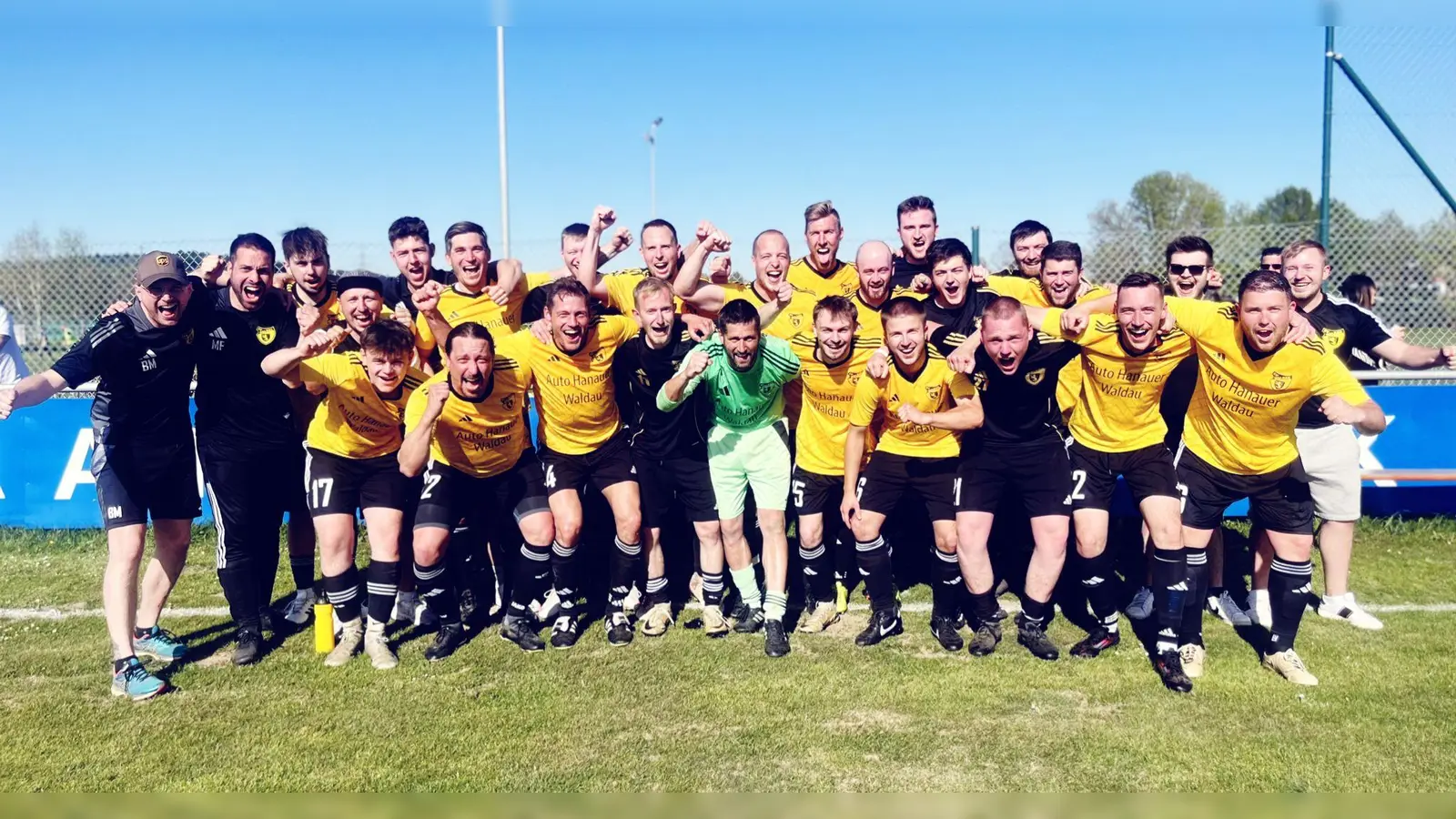 SV Waldau II - der Meister in der B-Klasse Ost nach dem letzten Auswärtsspieltag (Bild: Stefan Troglauer)