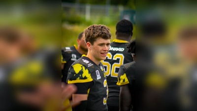 Der junge Quarterback Xaver Gnan hat am Samstag seinen ersten Einsatz in der Startaufstellung. (Bild: Michael Sandner)
