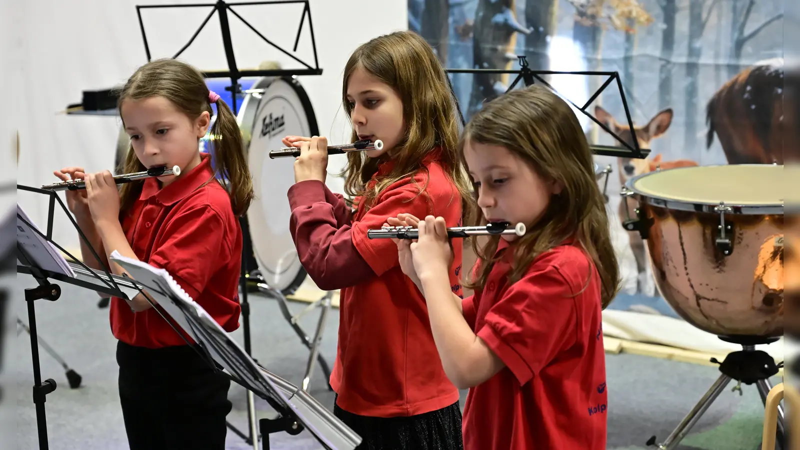 Nachwuchsensemble vom Kolping Spielmannszug Oberviechtach (Bild: Michael Welnhofer)