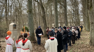 Prozession am Kalvarienberg Pfreimd (Bild: Alois Kleierl)