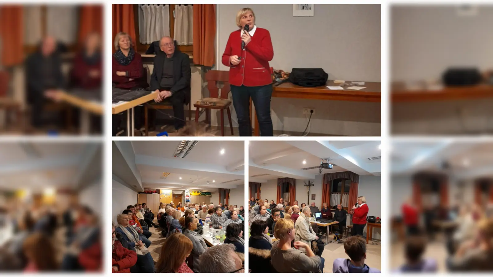 Ida Gierisch beim Vortrag in Neusorg (Bild: Gabriele Söllner)