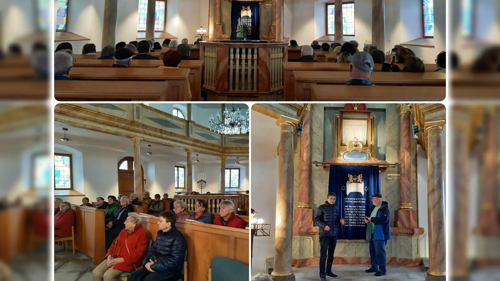 Besuch in der Synagoge  (Bild: Kunigunde Hanauer)