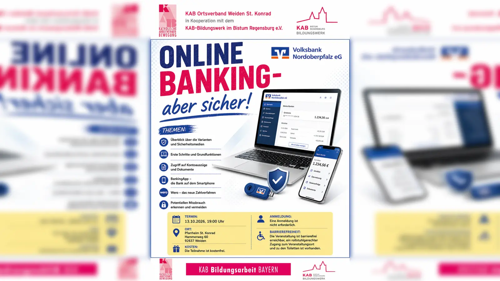 Vortrag rund um das Thema Online Banking! (Bild: Britta Heger)