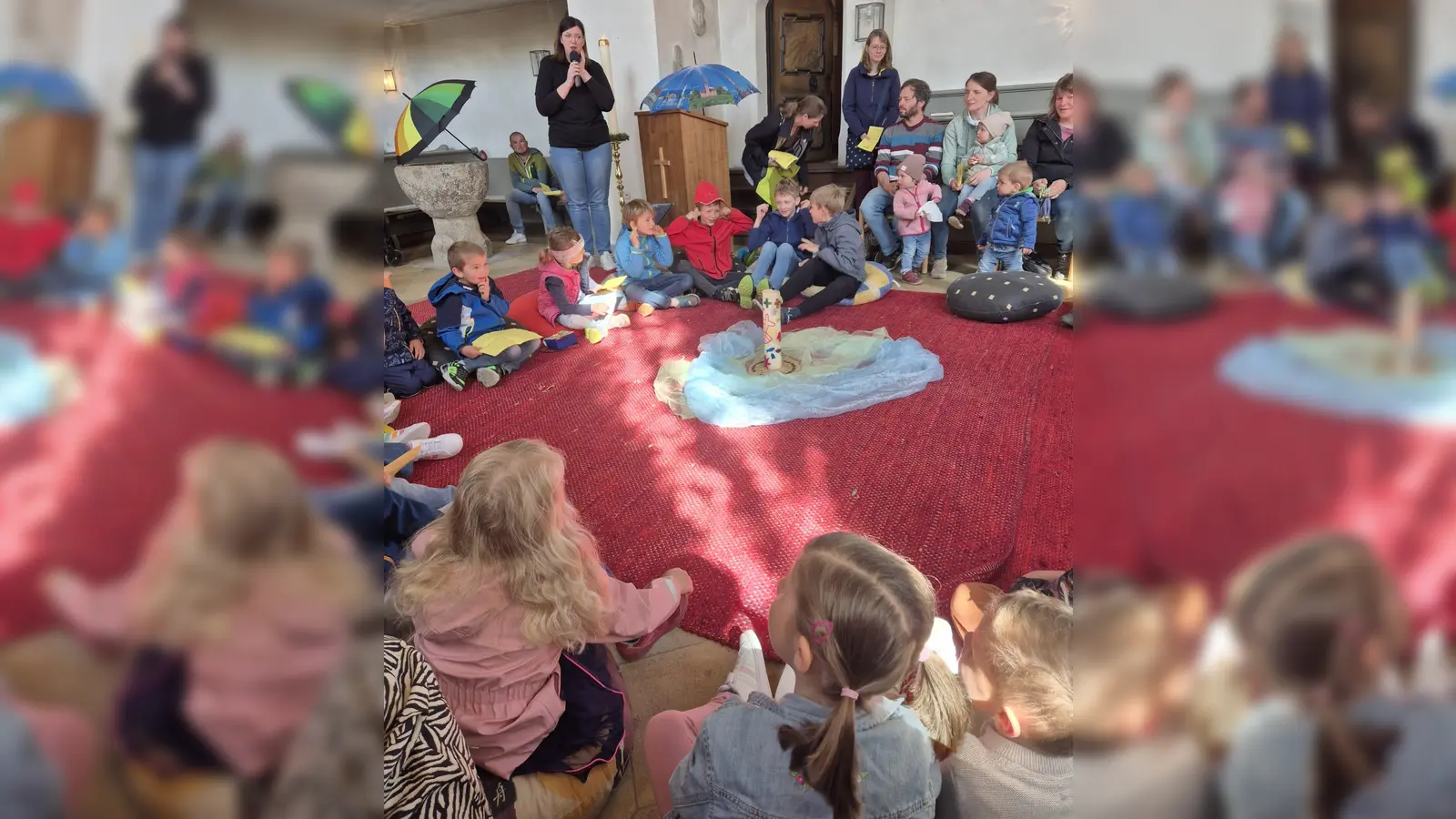 Frech, wild und wundervoll - so ist die Kirche Kunterbunt für Familien. (Bild: Ann-Kathrin Förderreuther)