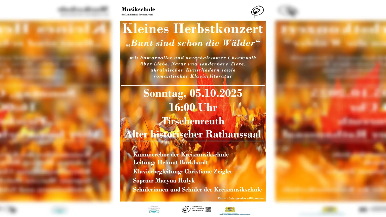 Plakat Herbstkonzert (Bild: Laura Demjan)