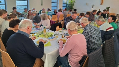 Tischfeierabendmahl 3-Gänge-Menue am Gründonnerstag. (Bild: Gabriele Rubenbauer)
