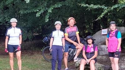 Waldthurn OWV-Damen, „Schöne Heimat Radtour“. (Bild: Johanna Grünauer)