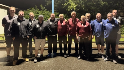 Von links, Florian Härtl, TSV Friedenfels, ASV Waldsassen, FC Kaltenbrunn, Sebastian Härtl. (Bild: Holger Schmidt)