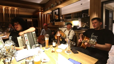 Von links nach rechts: Christian Heldrich, Berthold Herbrecht, Stefan Aumeier, Christian Kempf. (Bild: René Rausch)