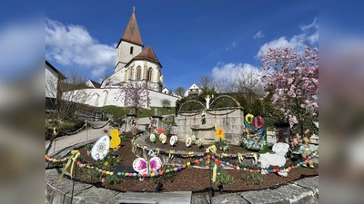 Osterbrunnen 2026 in Ammerthal. (Bild: Doris Weiß)