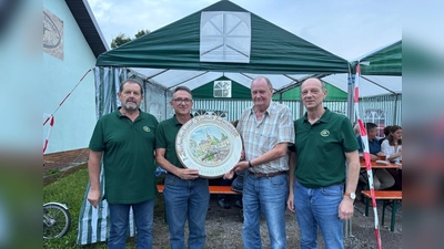 v.li. 1.SM Uli Götz, Stefan Burger, Alfred Lorenz, Werner Irlbeck  (Bild: Maria Heinze)