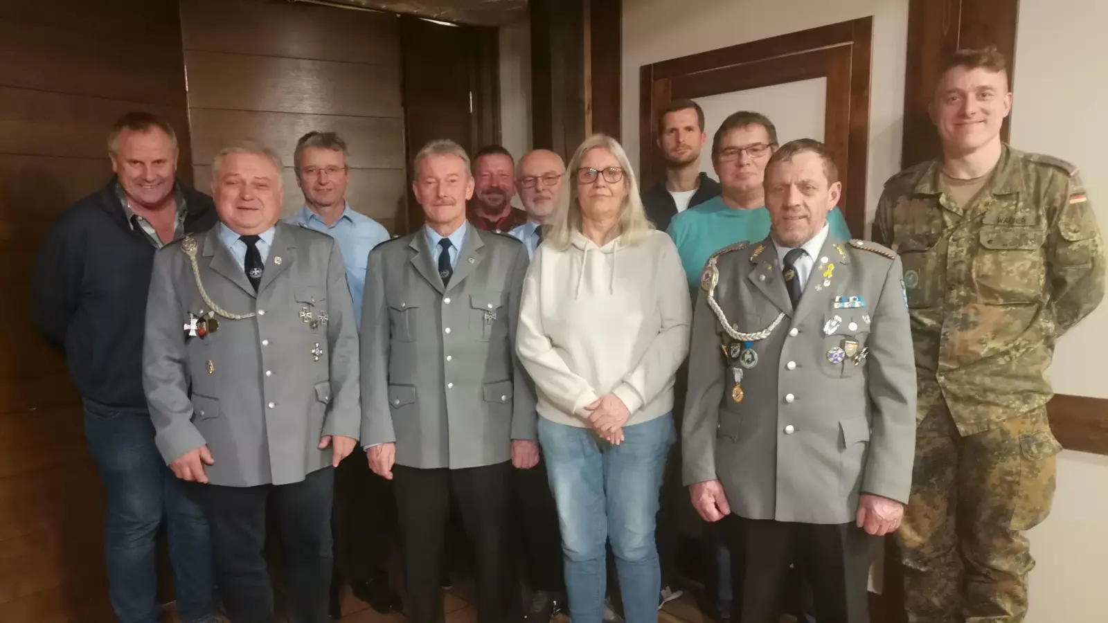 erster von links Wolfgang Niebauer, zweiter von links Hans Krämer, erster von rechts Fabian Wagner, zweiter von rechts Uli Knoch (Bild: Annemarie Mösbauer)