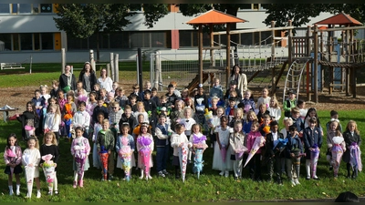 Erster Schultag 2025 an der Barbara-GS (Bild: Stefan Kick)