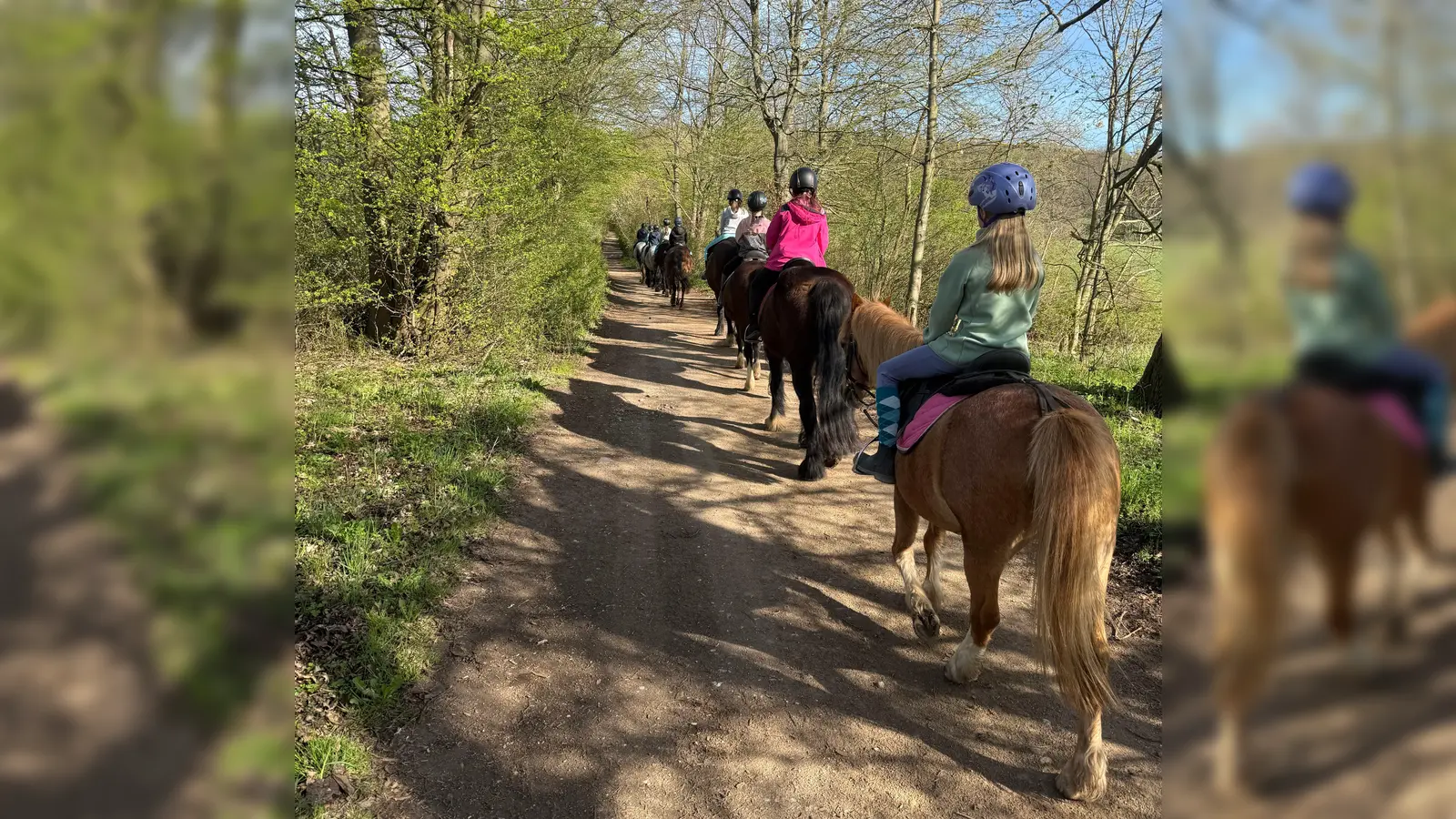 Eindrücke der Reiterinnenferien 2025.  (Bild: Rainer Seidel/exb)