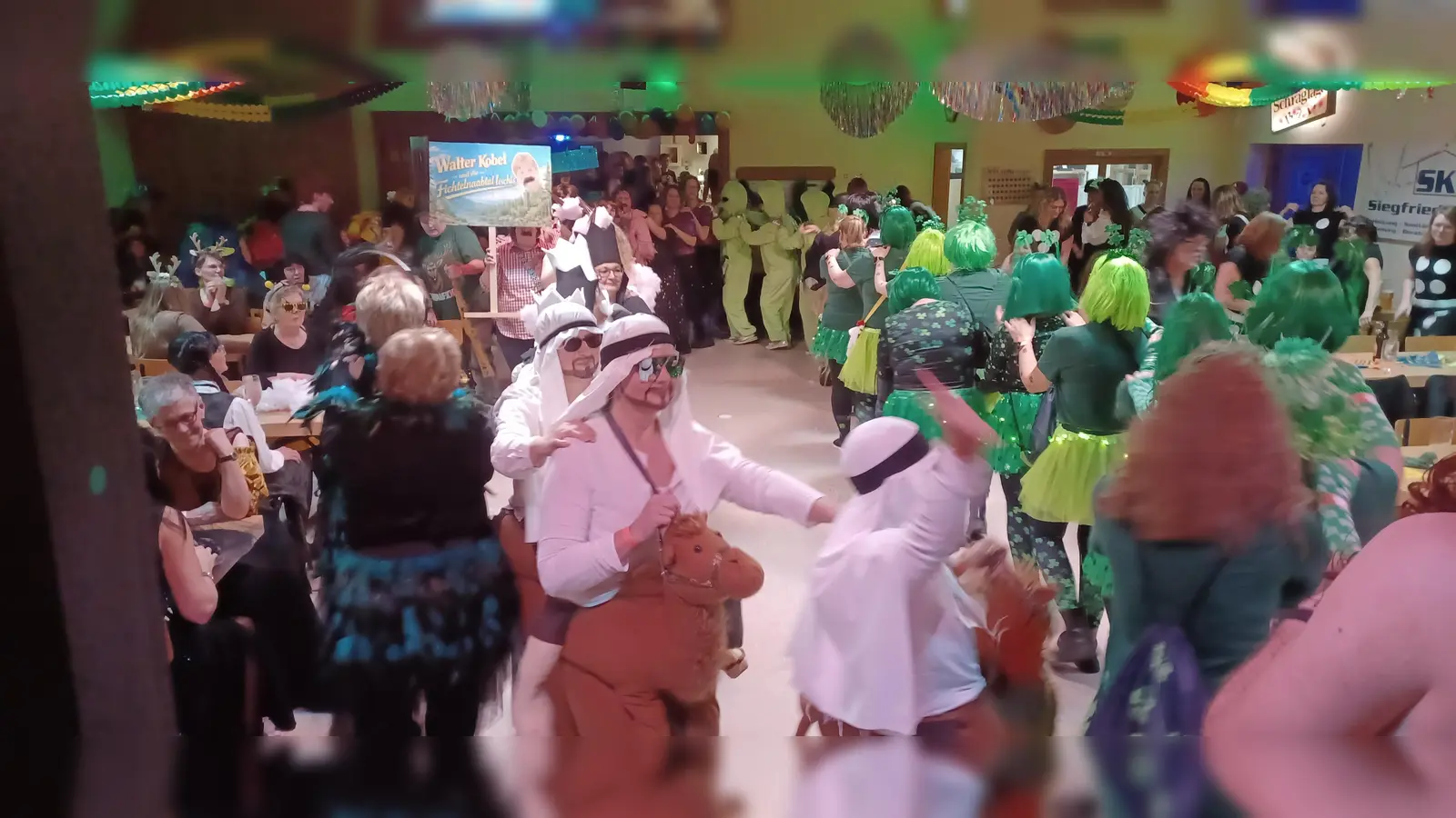 Bild von der Polonese bei der Maskenprämierung (Bild: Josef Maschauer)