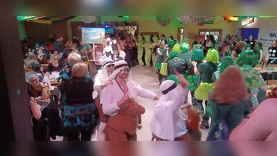 Bild von der Polonese bei der Maskenprämierung (Bild: Josef Maschauer)