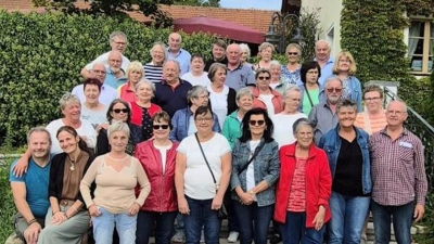 Gruppenbild auf der Heimreise (Bild: Gudrun Arnold )