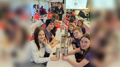 Die Teilnehmer der Bereitschaftsjugend Vohenstrauß (Bild: Heinrich Rewitzer)