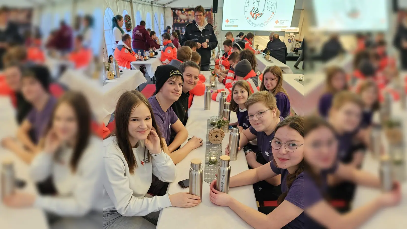 Die Teilnehmer der Bereitschaftsjugend Vohenstrauß (Bild: Heinrich Rewitzer)