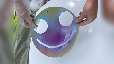 Stencil-Workshop im Stadtmuseum. (Bild: Veronika Wittig)