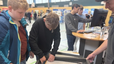 Schüler der Realschule im Stiftland (Bild: Elisabeth Müller-Kroczynski)