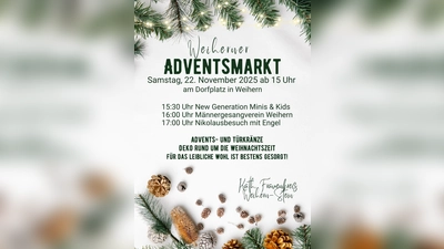 Der Weiherner Adventsbasar wird wieder großartig vorbereitet. Der Frauenkreis hofft auf viele Gäste aus der Umgebung. (Bild: Hans Schlosser)