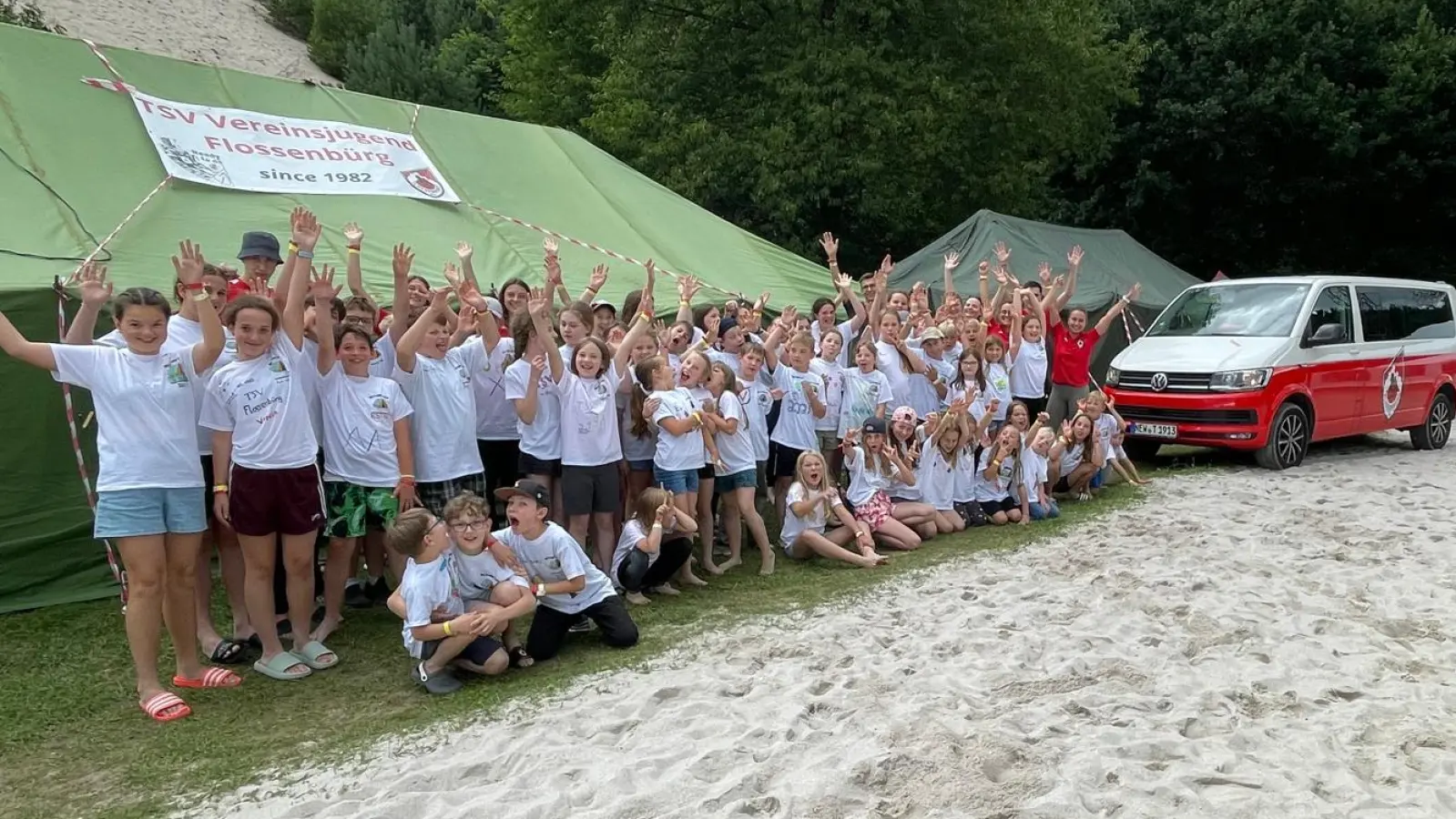 Zeltlager am Monte Kaolino: 55 Kinder, 12 Betreuer und 4 Tage voller Action. (Bild: Jonas Meiler)