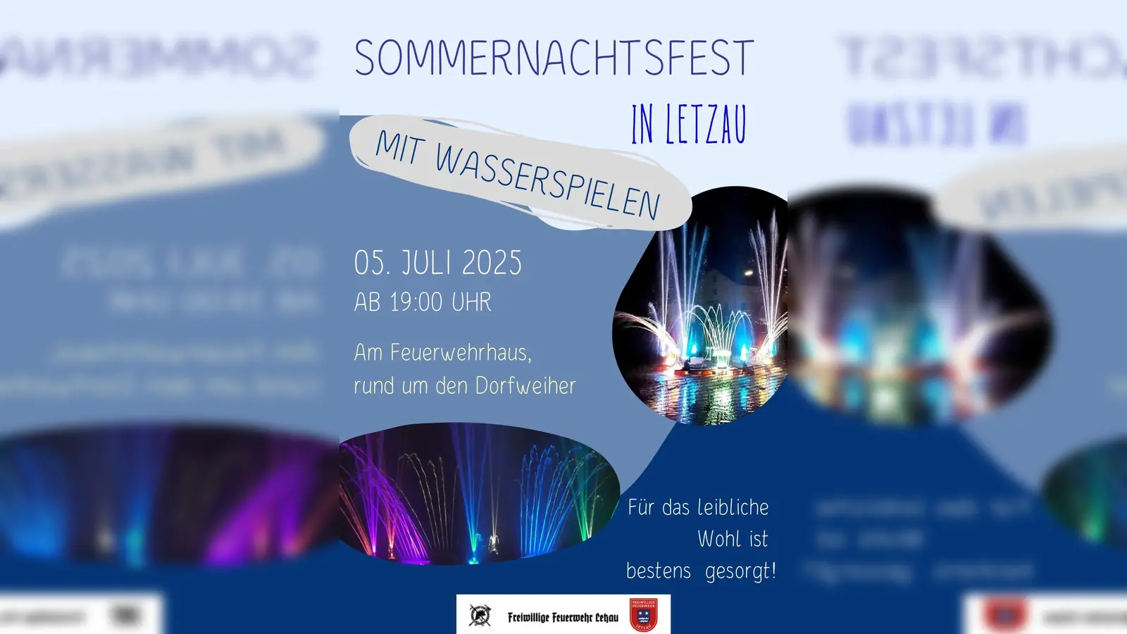 Die Freiwillige Feuerwehr Letzau lädt zum Sommernachtsfest am 05. Juli 2025  (Bild: Kathrin Forster)