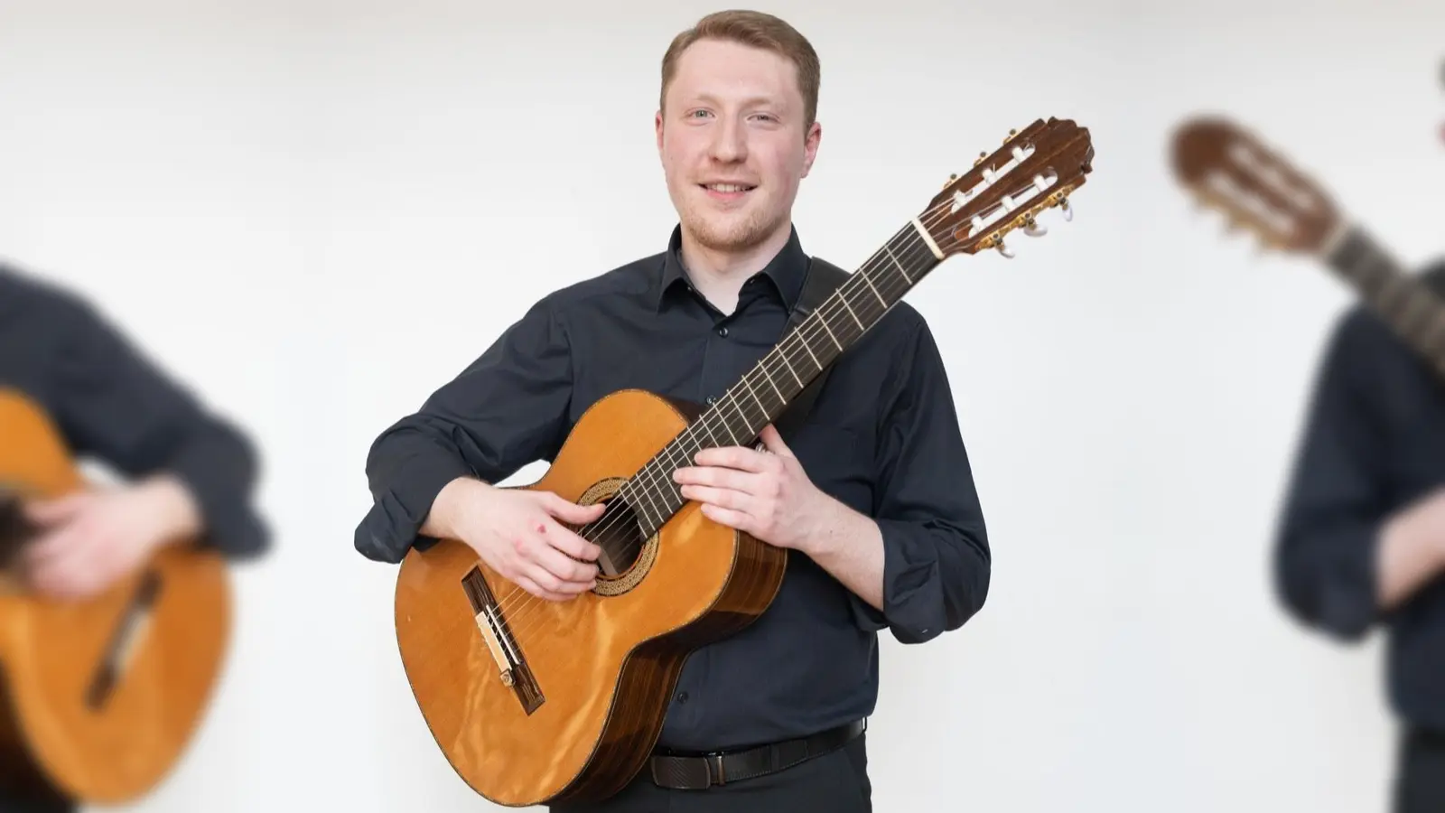 Der ehemalige Domspatz, Gitarrist und Sänger Peter Ermer begeisterte in der Josefskirche. (Bild: Joel Kimmich)