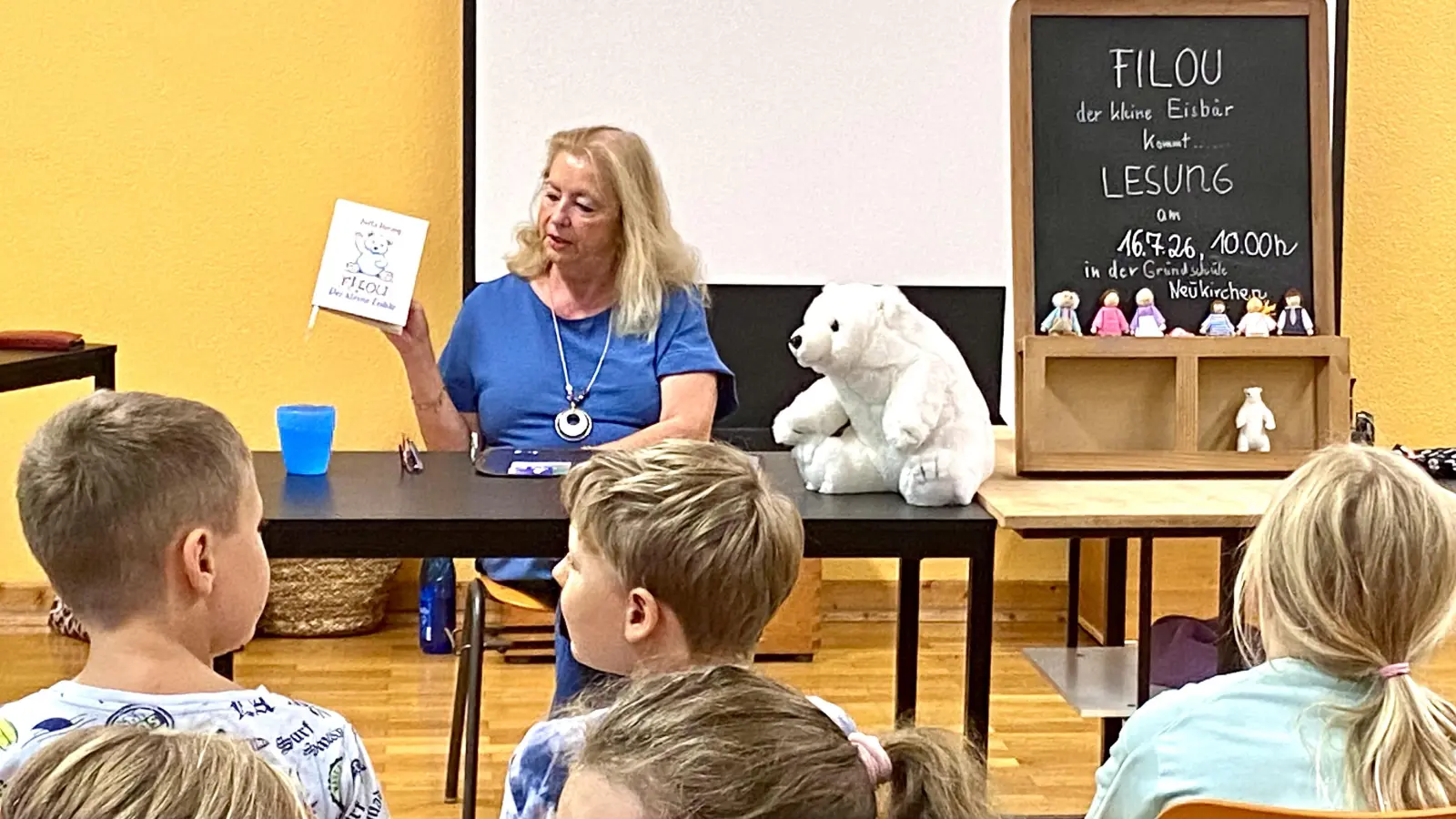 Lesung mit Kinderbuchautorin Jutta Herzog. (Bild: Joanna Pilhofer)