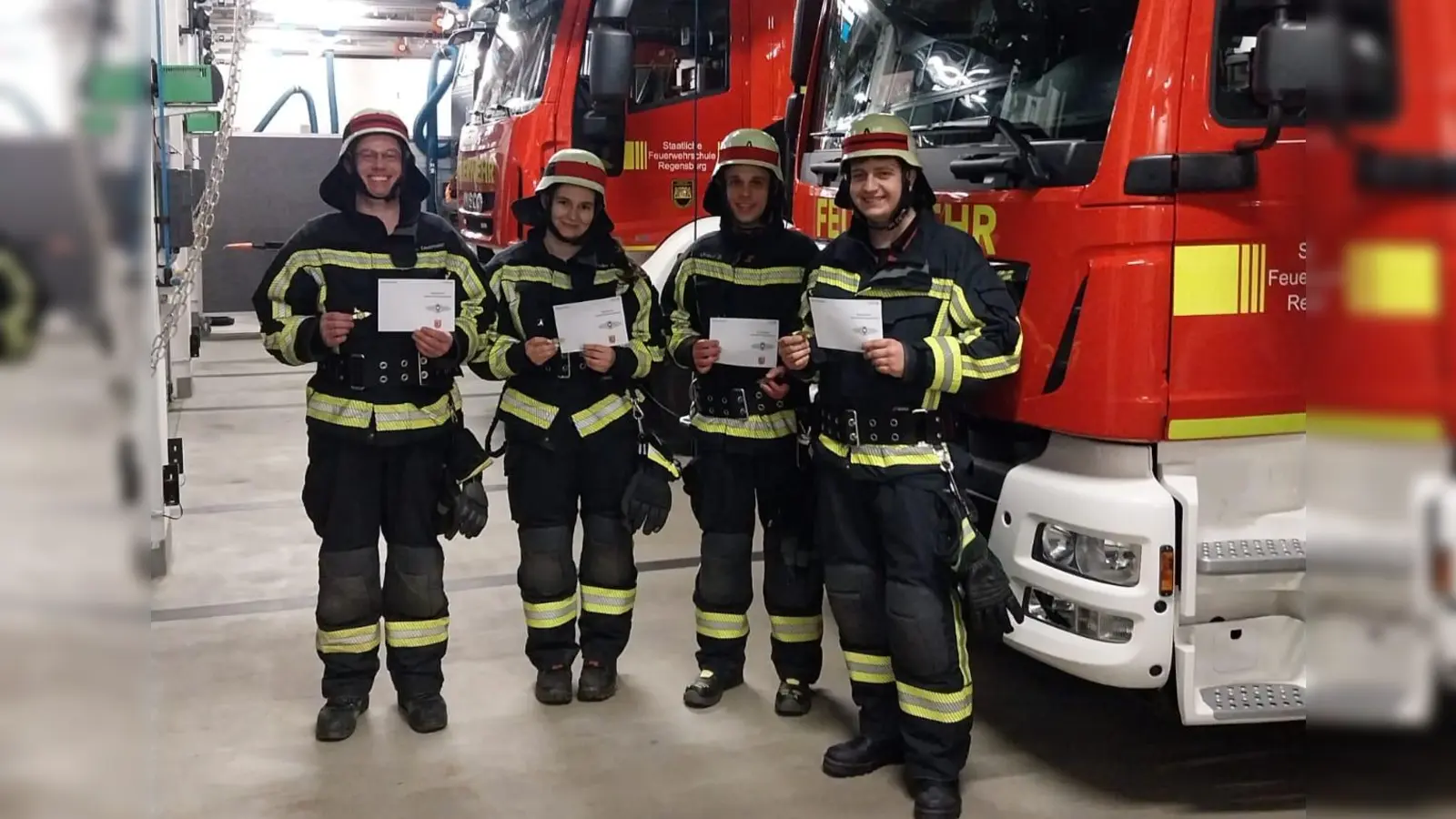 Teilnehmer Atemschutzleistungsberweb. (Bild: Andreas Lindner)