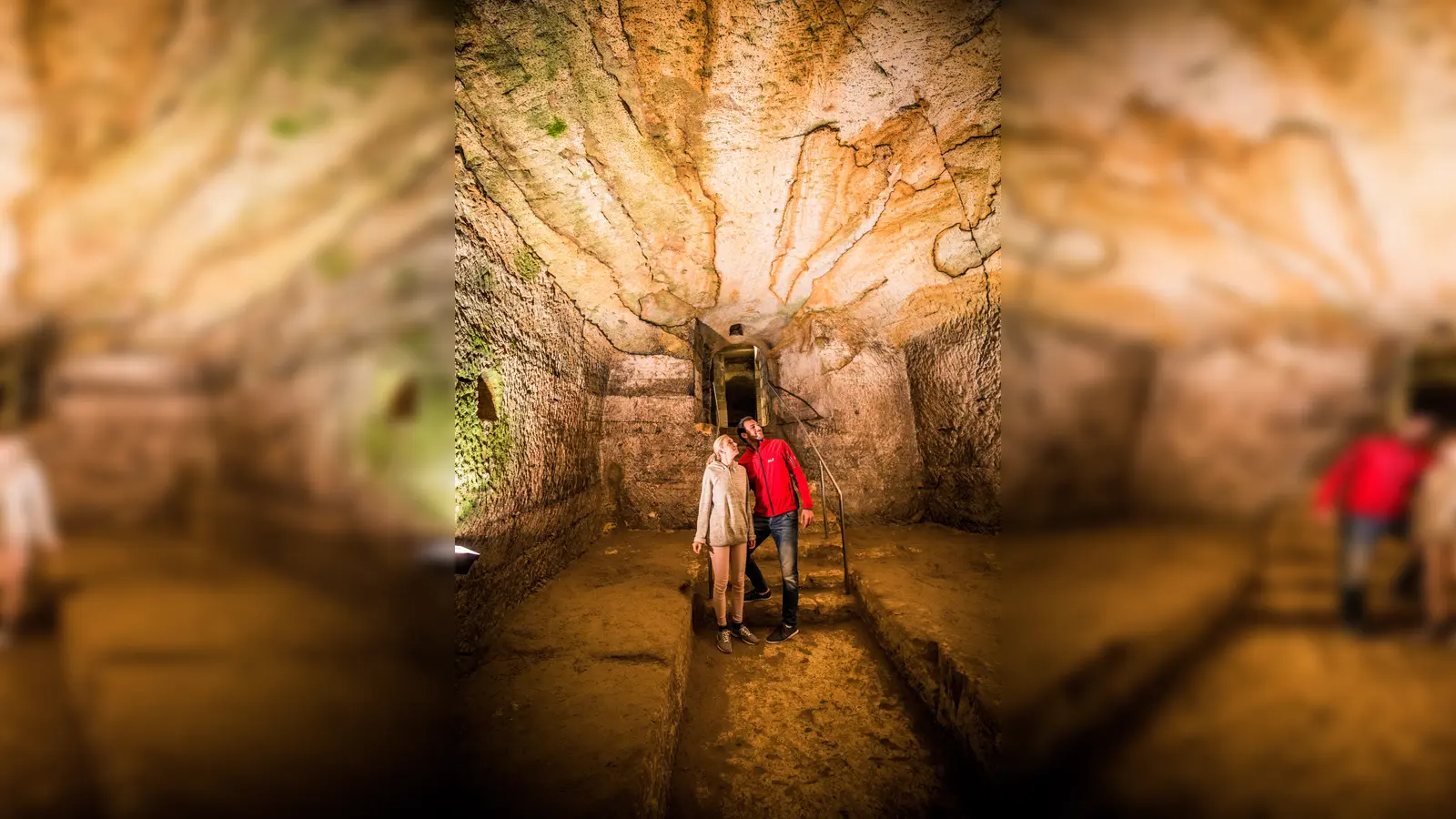 Das Bild zeigt das Felsenkeller-Labyrinth in Schwandorf. (Bild: exb)