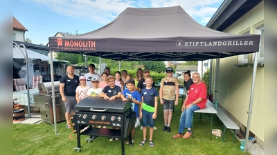 Begeisterte Kinder beim Ferienprogramm bei den Stiftlandgrillern. (Bild: Karsten Heßing)
