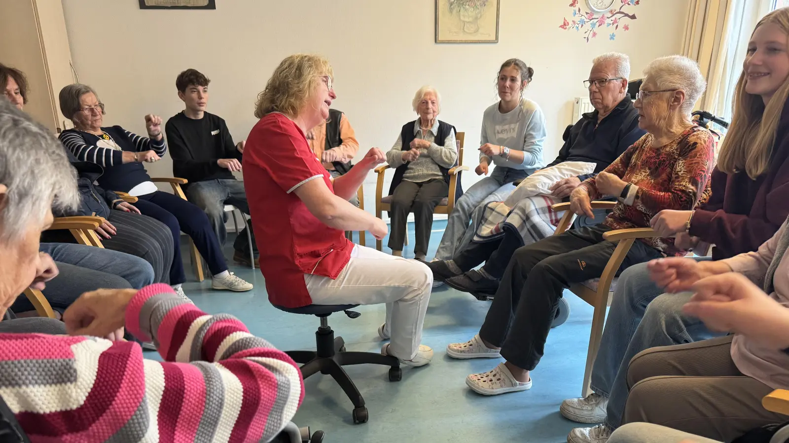 Der gemeinsame Nachmittag sorgte für Freude bei Jung und Alt. (Bild: Franziska Adam)