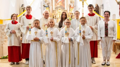 Kommt her und esst: Thema unserer Kommunionfeier  (Bild: Andrea Rätzel - Lichtschacht Fotografie Vohenstrauß )