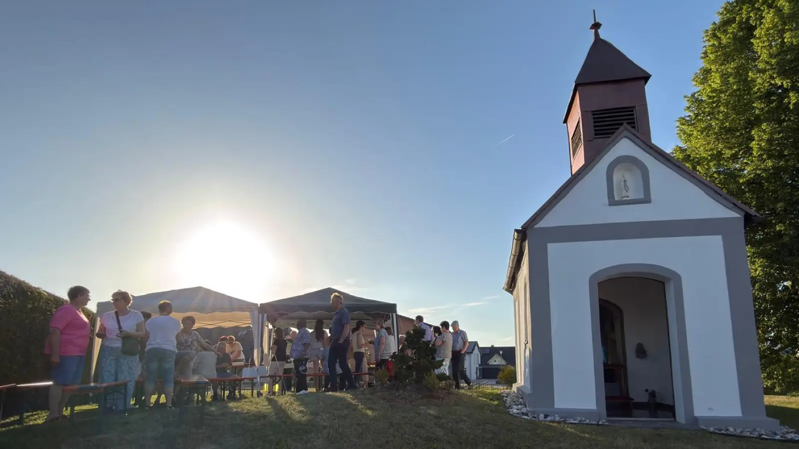 Die Bühlkapelle bei herrlichem Sonnenschein. (Bild: Peter Hummer)