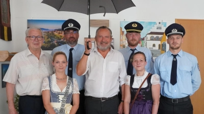 Festausschuss SuKk zusammen mit Nabburgs erstem Bürgermeister Frank Zeitler. (Bild: Marko Pammer)