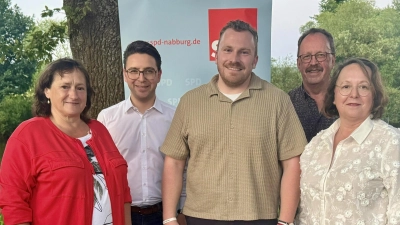 Zu sehen von links: Marianne Schieder, Peter Wein, Bastian Betz, Josef Weber, Lisa Wilhelm. (Bild: Thomas Wilhelm)