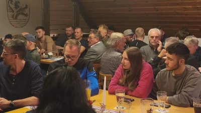 Auf großes Interesse stieß die diesjährige Hauptversammlung der Vilsecker Fußballer. (Bild: Stefan Liermann)