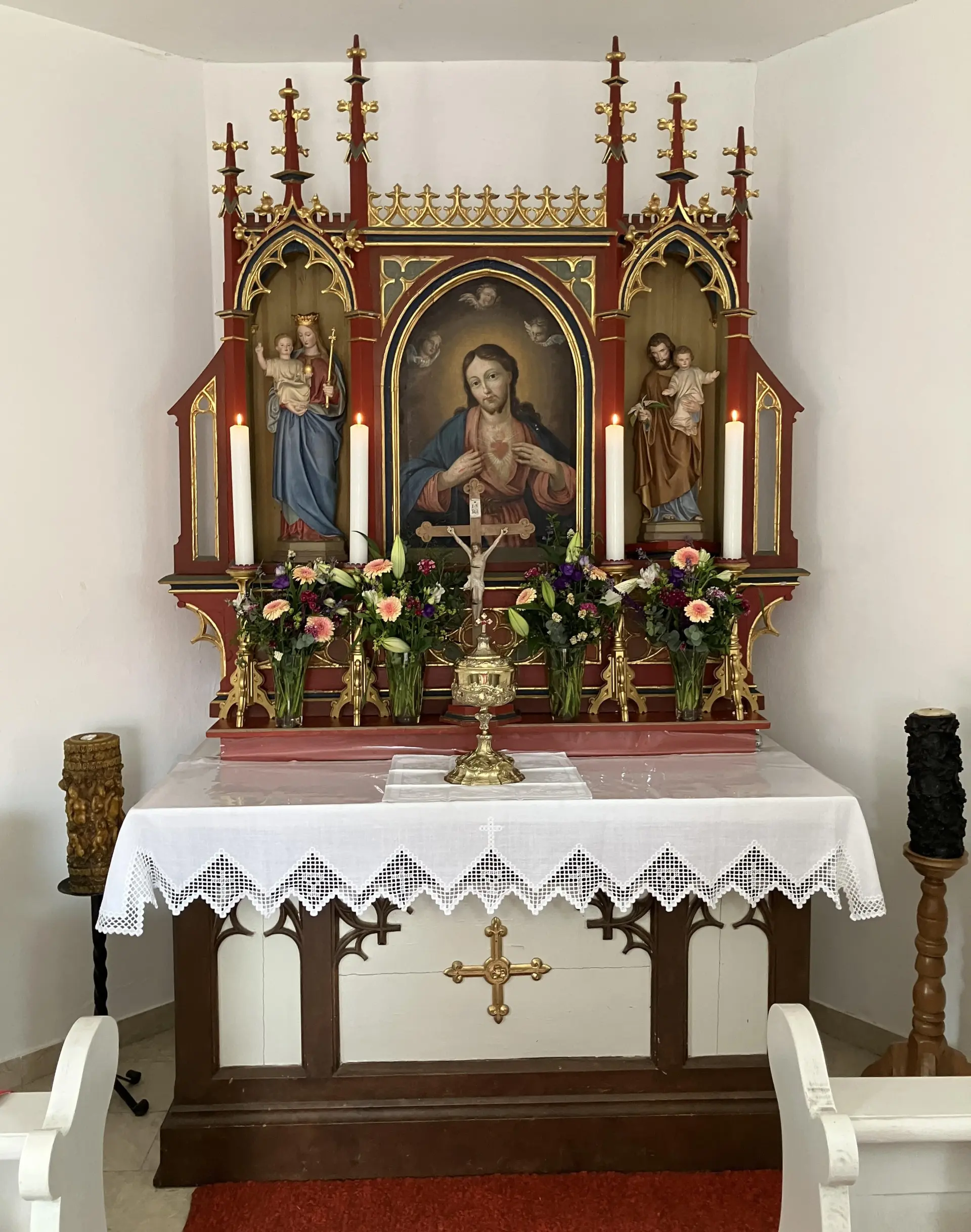 Innenansicht der Herz-Jesu-Kapelle von Lengenloh- (Bild: Sabine Weiß)