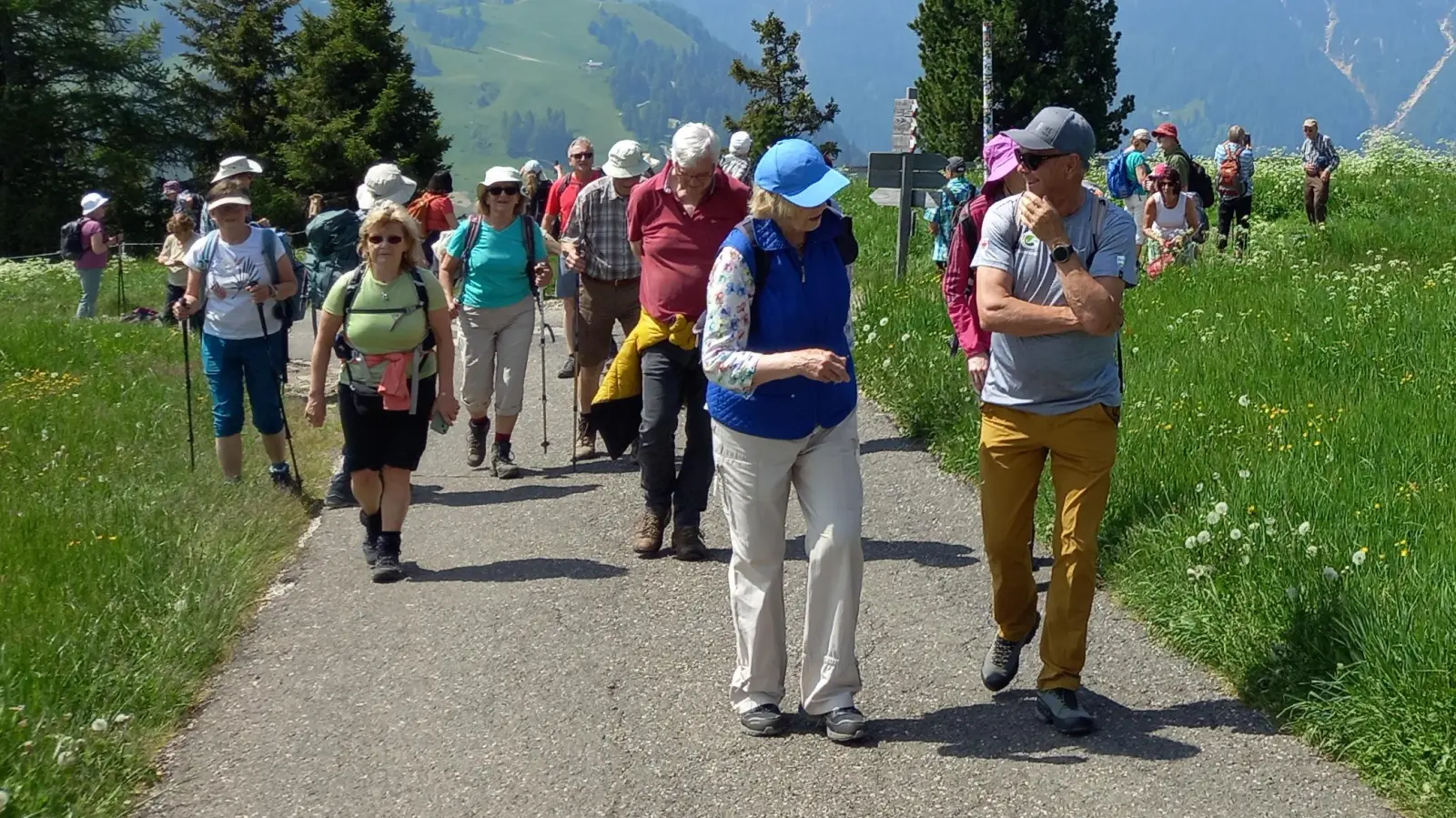 Der Bay. Waldverein Sektion Amberg unternahm eine 5-tägige Wanderreise nach Südtirol. (Bild: Maria Honig)