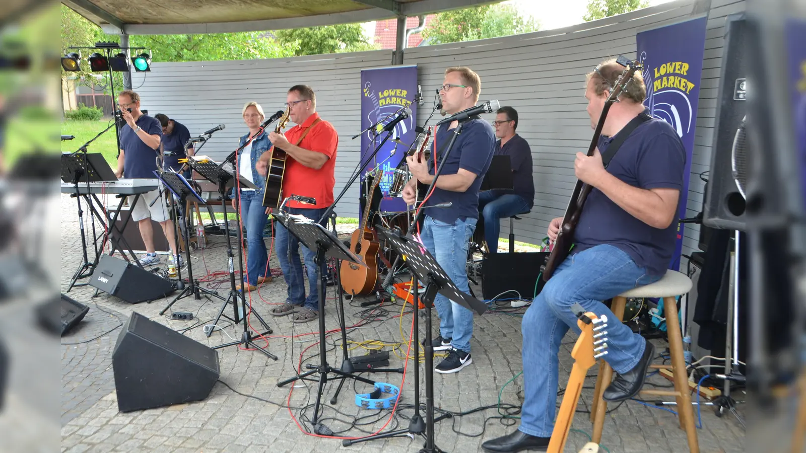 Die Band „Lower Market” ist heuer erneut zu Gast in Vohenstrauß bei den Sommerserenaden.  (Archivbild: Elisabeth Dobmayer)